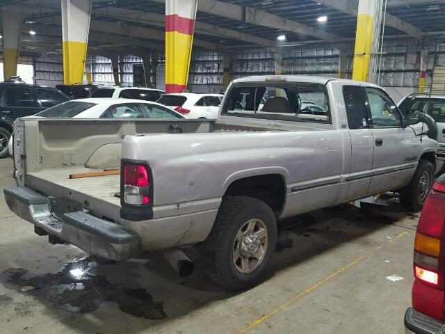 1B7KC2367XJ519157 - 1999 DODGE RAM 2500 SILVER photo 4