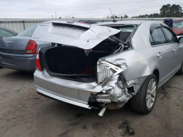 3FAHP0JA1BR174321 - 2011 FORD FUSION SEL SILVER photo 9