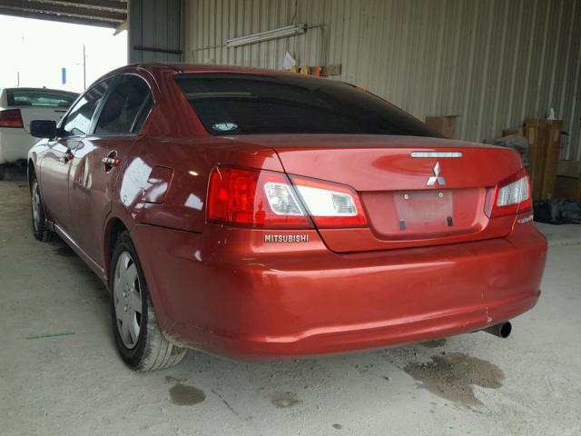 4A32B3FF4BE015605 - 2011 MITSUBISHI GALANT ES ORANGE photo 3