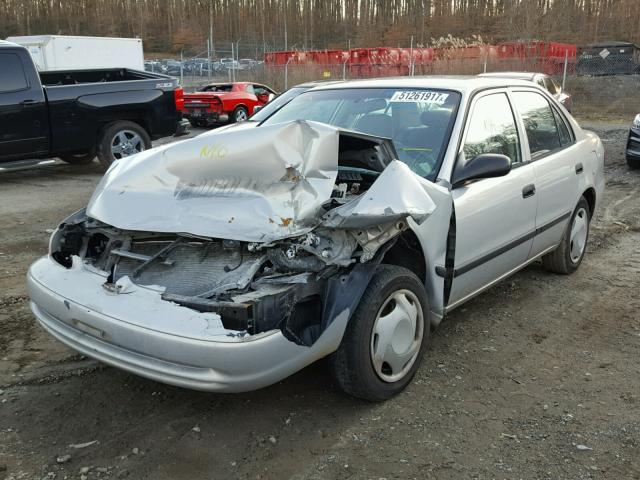 1Y1SK52871Z401170 - 2001 CHEVROLET GEO PRIZM SILVER photo 2