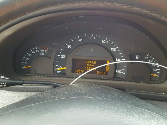 WDBRF81J84F548096 - 2004 MERCEDES-BENZ C 240 4MAT SILVER photo 8