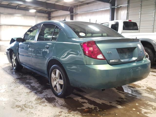 1G8AL55F37Z100616 - 2007 SATURN ION LEVEL GREEN photo 3