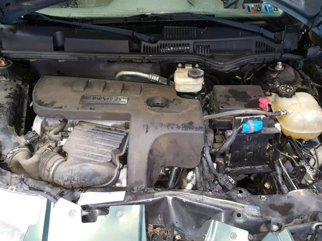 1G8AL55F37Z100616 - 2007 SATURN ION LEVEL GREEN photo 7