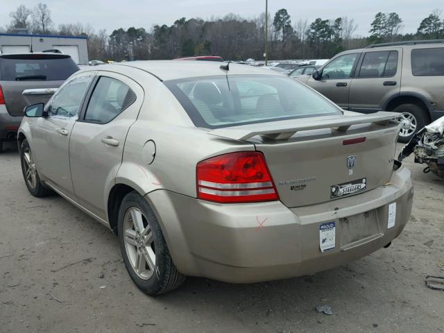 1B3LC56K48N229839 - 2008 DODGE AVENGER SX GOLD photo 3