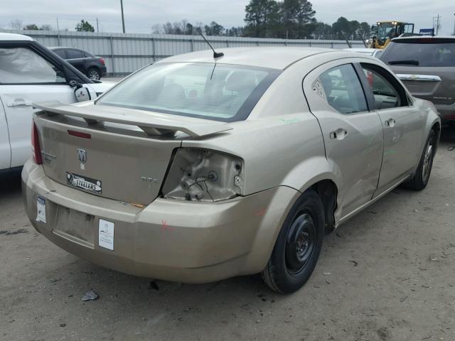 1B3LC56K48N229839 - 2008 DODGE AVENGER SX GOLD photo 4