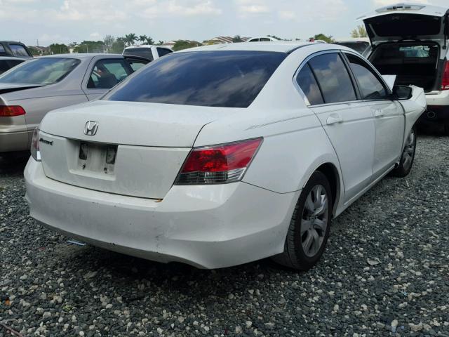 1HGCP26869A012227 - 2009 HONDA ACCORD EXL WHITE photo 4