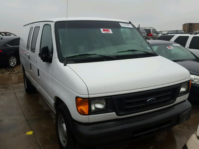 1FTRE14W95HA33150 - 2005 FORD ECONOLINE WHITE photo 1