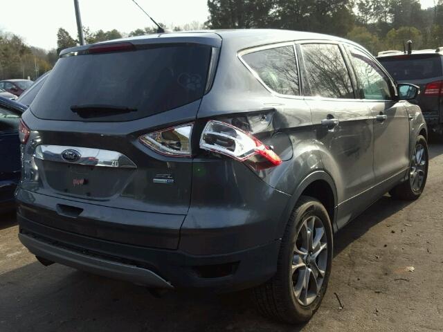 1FMCU9H95DUD72856 - 2013 FORD ESCAPE SEL GRAY photo 4