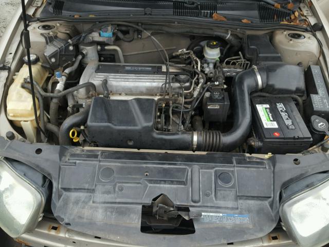 1G1JC12F737260239 - 2003 CHEVROLET CAVALIER GOLD photo 7