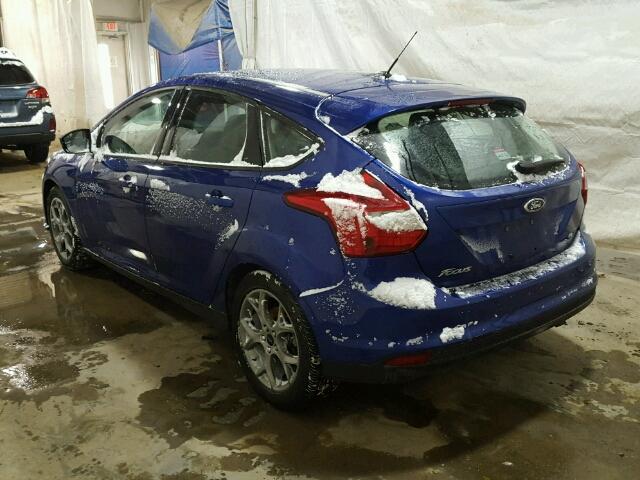 1FADP3K21DL160797 - 2013 FORD FOCUS SE BLUE photo 3