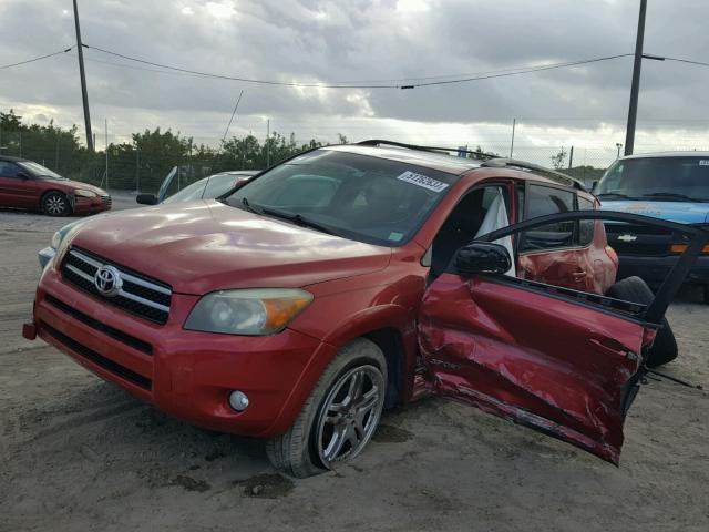 JTMBD32V185144713 - 2008 TOYOTA RAV4 SPORT RED photo 2