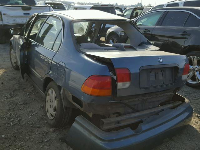 2HGEJ6570VH507870 - 1997 HONDA CIVIC LX BLUE photo 3