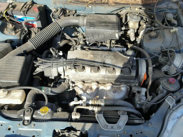 2HGEJ6570VH507870 - 1997 HONDA CIVIC LX BLUE photo 7