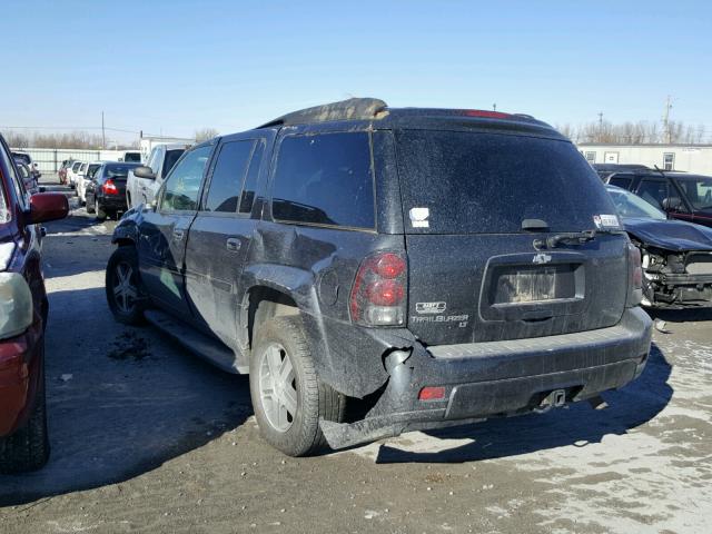 1GNET16S966130724 - 2006 CHEVROLET TRAILBLAZE BLACK photo 3