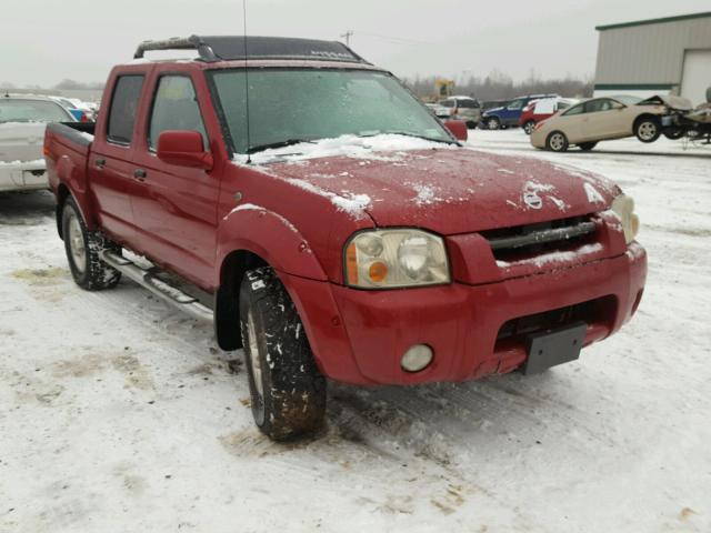 1N6ED27YX2C357377 - 2002 NISSAN FRONTIER C RED photo 1