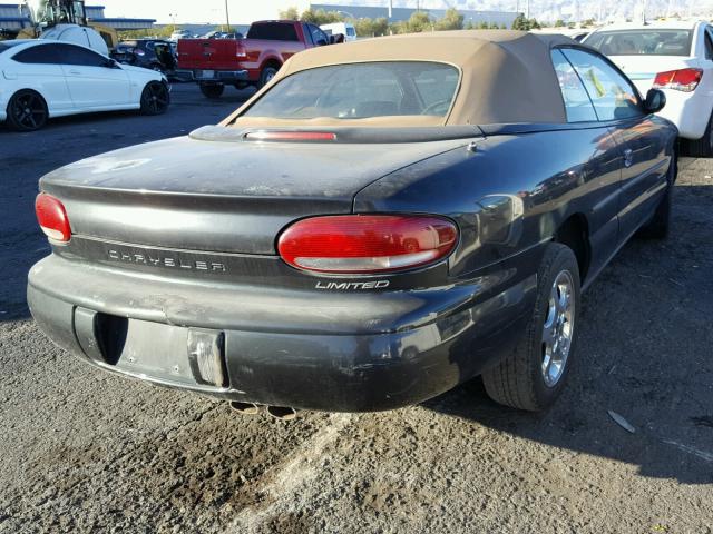 3C3EL55H9WT287525 - 1998 CHRYSLER SEBRING JX CHARCOAL photo 4