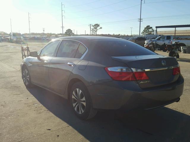 1HGCR2F32EA295850 - 2014 HONDA ACCORD LX GRAY photo 3