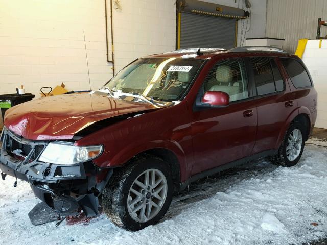 5S3ET13S782801650 - 2008 SAAB 9-7X 4.2I RED photo 2