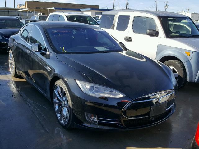 5YJSA1E42FF118648 - 2015 TESLA MODEL S BLACK photo 1