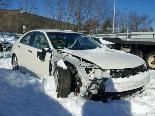 JH4CU2F64AC038662 - 2010 ACURA TSX WHITE photo 1