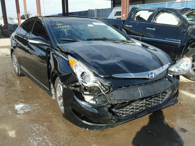 KMHEC4A46CA026649 - 2012 HYUNDAI SONATA HYB BLACK photo 1