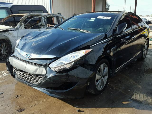 KMHEC4A46CA026649 - 2012 HYUNDAI SONATA HYB BLACK photo 2