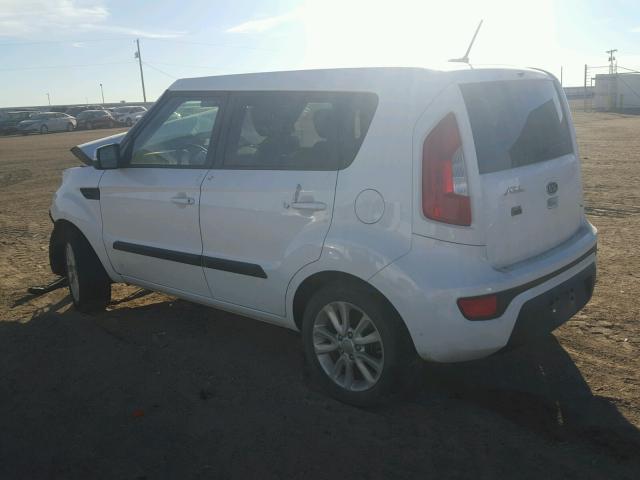 KNDJT2A6XC7370832 - 2012 KIA SOUL + WHITE photo 3