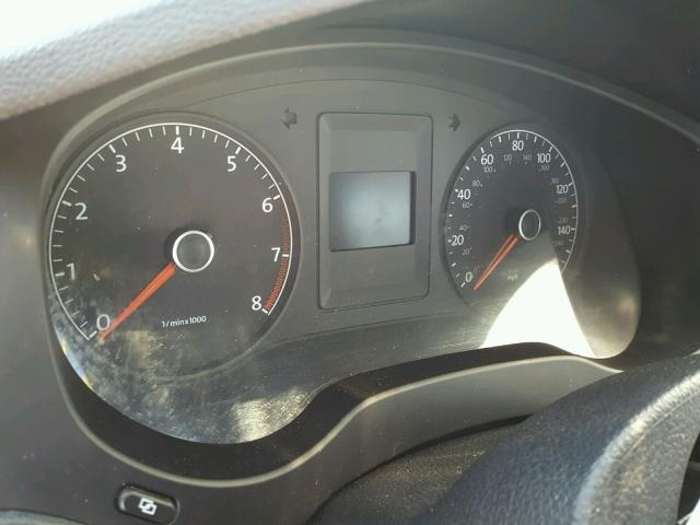 3VW2K7AJ1BM380935 - 2011 VOLKSWAGEN JETTA BASE SILVER photo 8