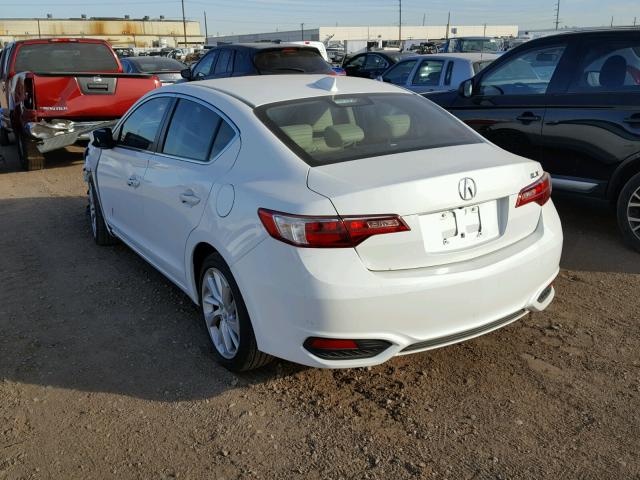 19UDE2F75GA001752 - 2016 ACURA ILX PREMIU WHITE photo 3