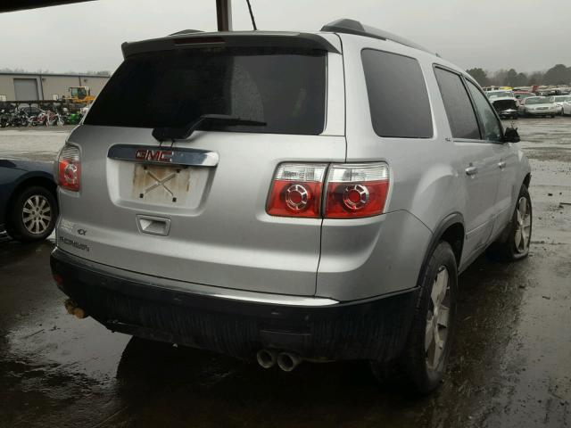 1GKKRRED4CJ133443 - 2012 GMC ACADIA SLT SILVER photo 4