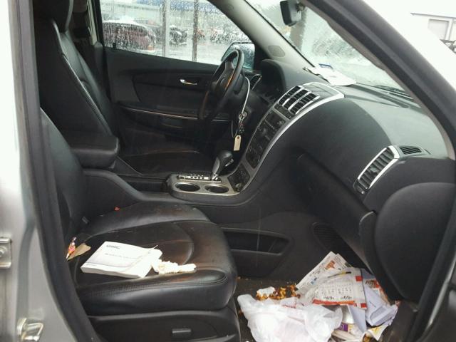 1GKKRRED4CJ133443 - 2012 GMC ACADIA SLT ვერცხლისფერი ფოტო 5