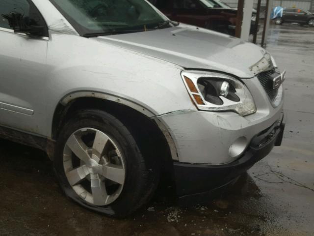 1GKKRRED4CJ133443 - 2012 GMC ACADIA SLT ვერცხლისფერი ფოტო 9