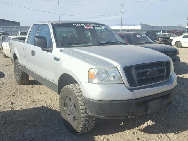 1FTRX14W66NA01981 - 2006 FORD F150 SILVER photo 1