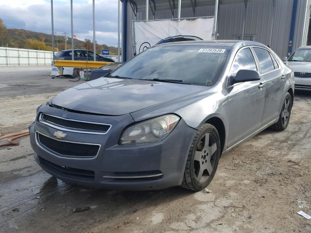 1G1ZH57B09F244089 - 2009 CHEVROLET MALIBU 1LT GRAY photo 2