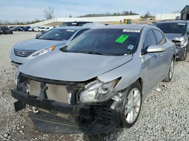 1N4AA5AP1BC836336 - 2011 NISSAN MAXIMA S SILVER photo 2