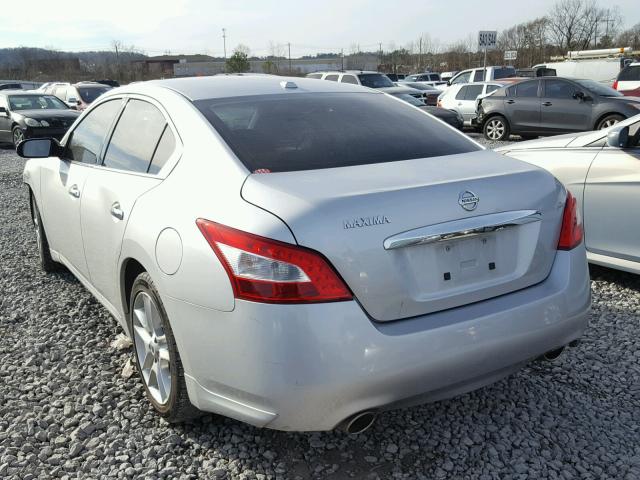 1N4AA5AP1BC836336 - 2011 NISSAN MAXIMA S SILVER photo 3