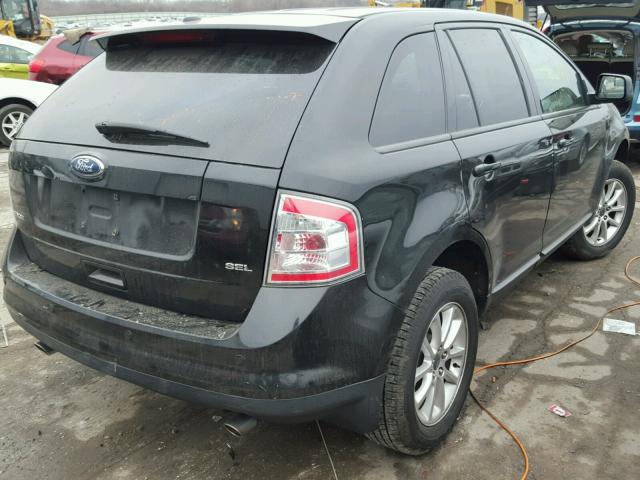 2FMDK3JC1ABA21585 - 2010 FORD EDGE SEL BLACK photo 4