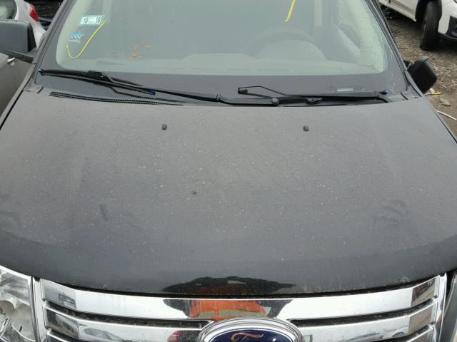 2FMDK3JC1ABA21585 - 2010 FORD EDGE SEL BLACK photo 7