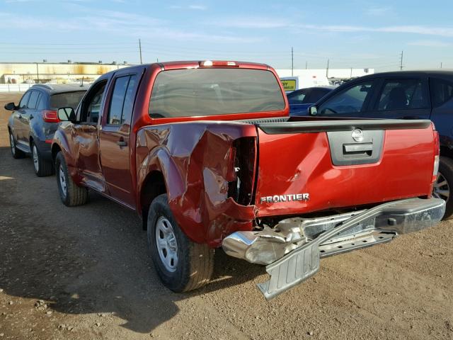 1N6AD0ER9GN900292 - 2016 NISSAN FRONTIER S RED photo 3