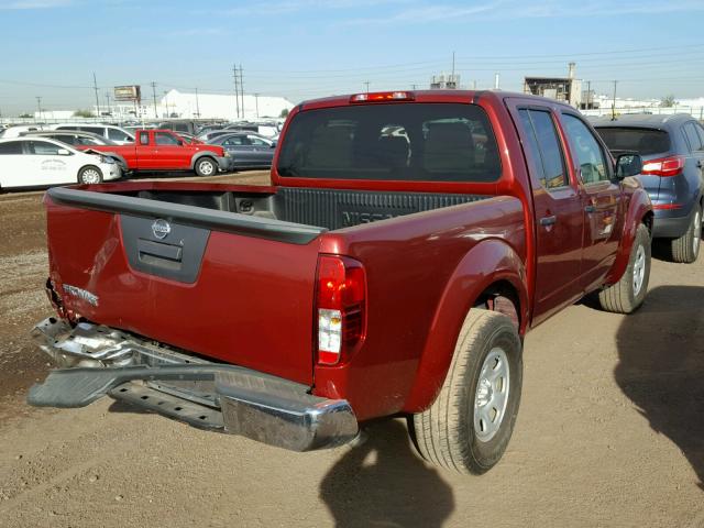 1N6AD0ER9GN900292 - 2016 NISSAN FRONTIER S RED photo 4