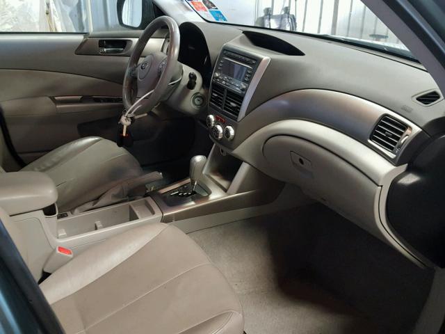 JF2SH64629H762264 - 2009 SUBARU FORESTER 2 GREEN photo 5