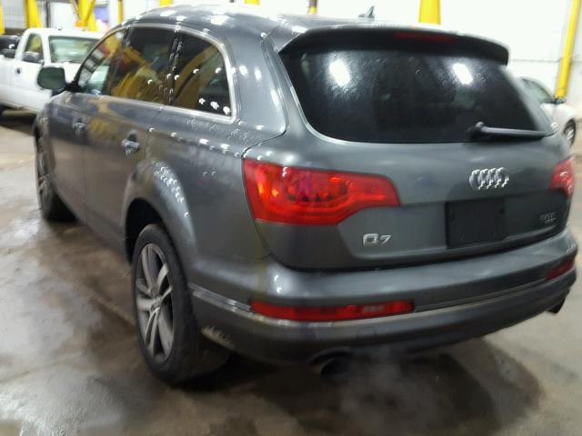 WA1LGAFE1FD024613 - 2015 AUDI Q7 PREMIUM GRAY photo 3