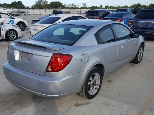 1G8AW14F44Z138692 - 2004 SATURN ION LEVEL SILVER photo 4