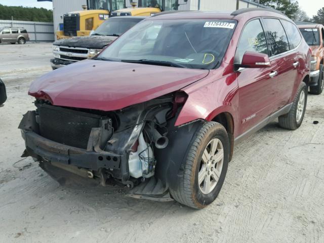 1GNER23D59S148952 - 2009 CHEVROLET TRAVERSE L RED photo 2