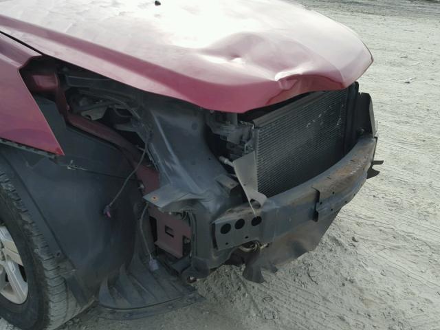 1GNER23D59S148952 - 2009 CHEVROLET TRAVERSE L RED photo 9