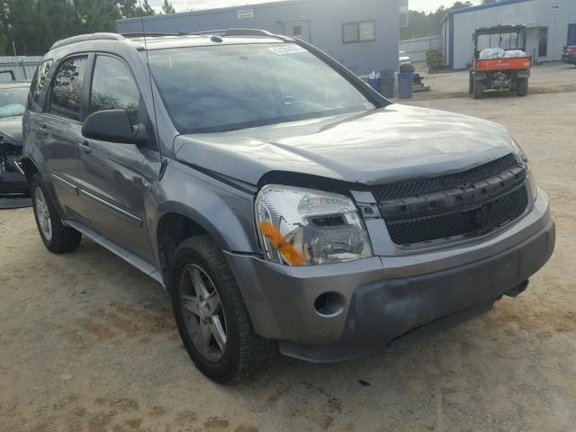 2CNDL63F256066636 - 2005 CHEVROLET EQUINOX LT GRAY photo 1