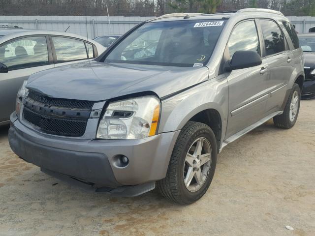 2CNDL63F256066636 - 2005 CHEVROLET EQUINOX LT GRAY photo 2