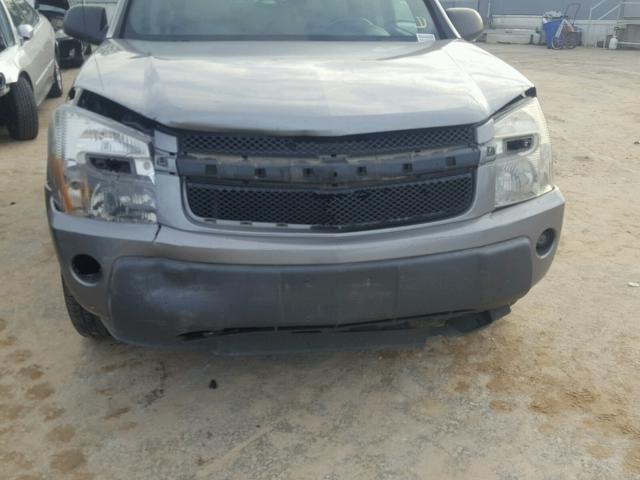 2CNDL63F256066636 - 2005 CHEVROLET EQUINOX LT GRAY photo 9