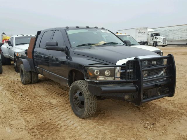 3D7KS29A67G816717 - 2007 DODGE RAM 2500 BLACK photo 1