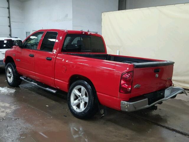 1D7HU18288S548692 - 2008 DODGE RAM 1500 S RED photo 3